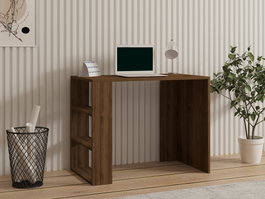 Hanah Home Mesa de Estudio Multifuncional Nogal